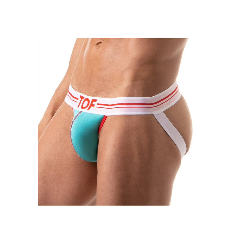 TOF Paris Jockstrap FRENCH Turquoise